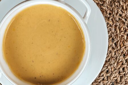 Крем-суп чечевичный