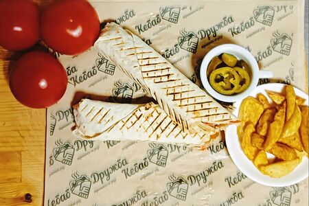 Шаверма в лаваше по-мексикански