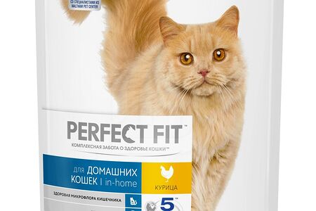 Perfect fit Корм для домашних кошек сухой с курицей