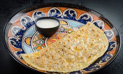 Кутаб с мясом ягнёнка