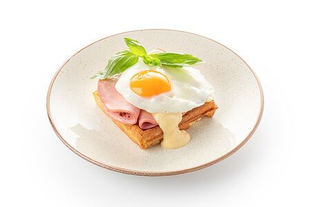 Картофельная вафля с мортаделлой