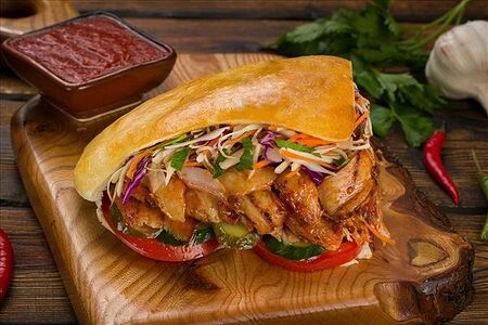 Берлин-кебаб из курицы