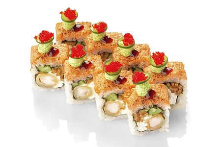 Ролл Аригато с лососем тартар