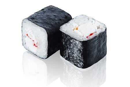 Классический ролл с крабом