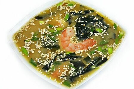 Мисо с креветкой