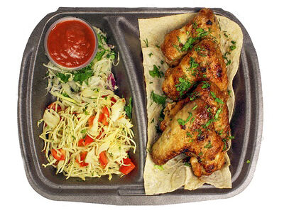 Куриные крылья на углях (Гарнир 2)