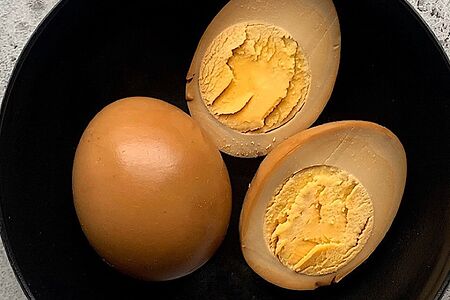 Вареное яйцо в маринаде