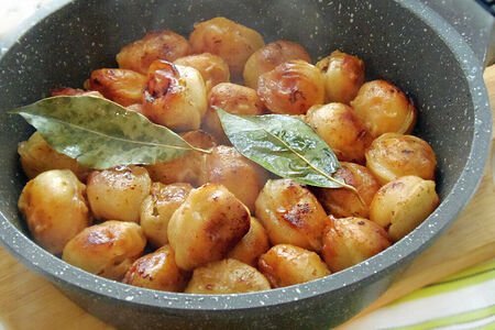 Пельмени жареные