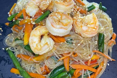 Фунчоза с овощами