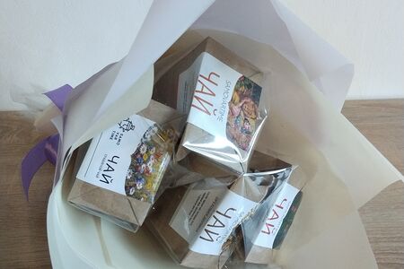 Букет из чая 4 позиции