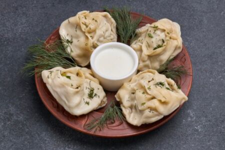 Манты с говядиной