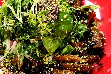 Салат с телятиной и черносливом