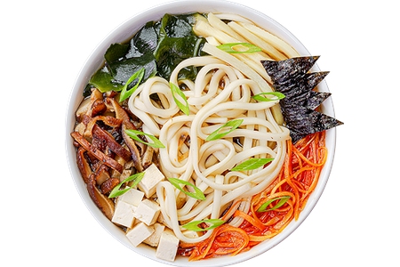 Рамэн Вегетарианский с маринованным бамбуком и и грибами шиитаке