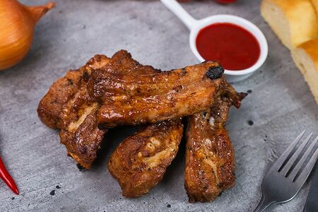 Шашлык из свиных ребер