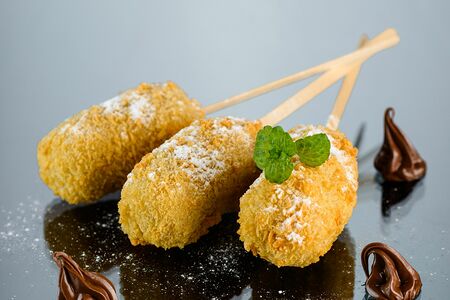 Бананы в кляре с Нутеллой S