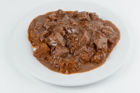 Жареная говяжья печень с луком