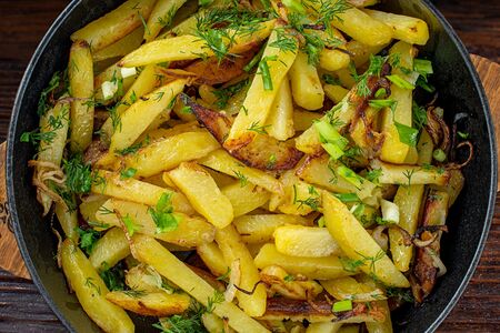 Сковорода жареной картошки