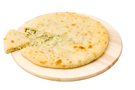 Пирог с зеленью и сыром