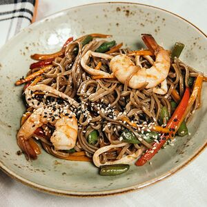 Гречневая с морепродуктами