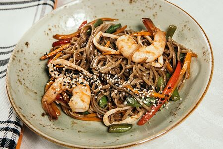 Гречневая с морепродуктами