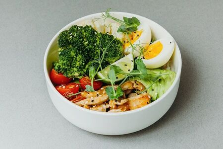 Боул Томлёная курочка и напиток