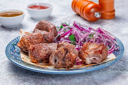 Шашлык из cвинoй мякоти