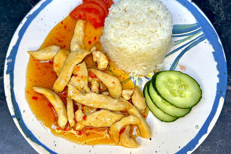 Курица в кисло-сладком соусе