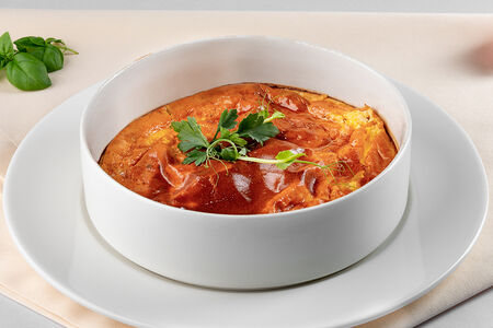 Омлет с томатами