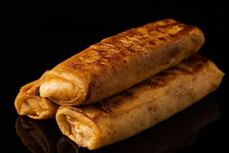 Блин с ветчиной и сыром