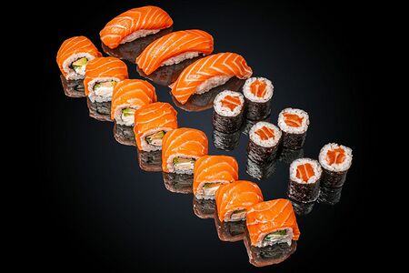 Cет с лососем