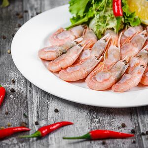 Креветки отварные