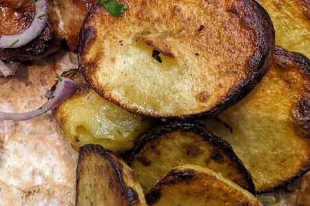 Картофель на углях