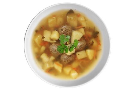 Суп с фрикадельками из курицы