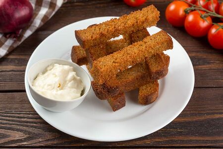 Гренки чесночные