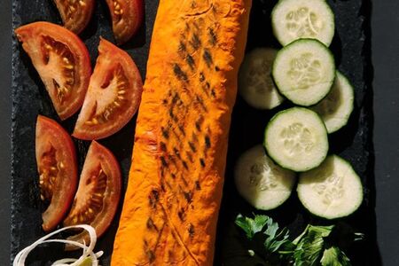 Шаурма с курицей в сырном лаваше большая