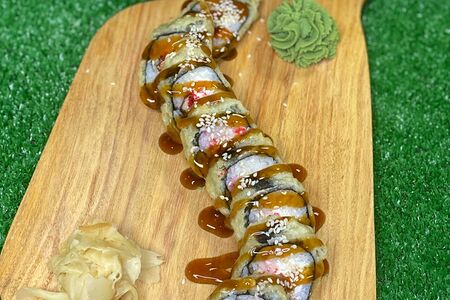 Горячий ролл Унаги Темпура