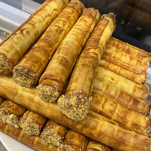 Трубочки со сгущёнкой