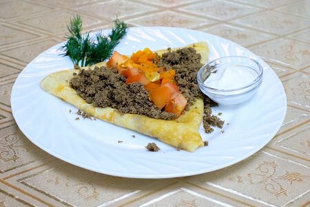 Блин с печенью