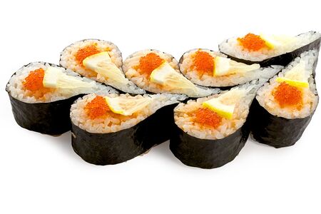 Острый ролл с гребешком