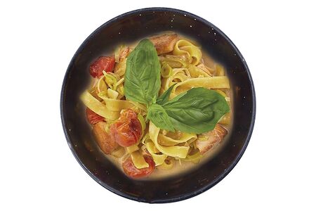 Паста с лососем