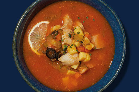 Солянка из трех видов рыб