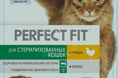 Perfect fit Корм для стерилиз кошек Курица в соусе