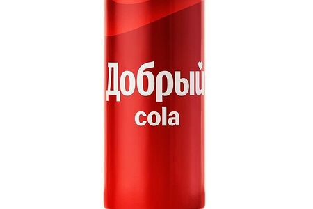 Кола Добрый в железной банке