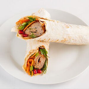 С люля-кебабом из курицы