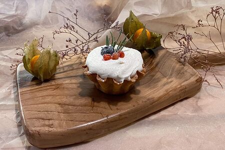 Тарт с тыквой и муссом