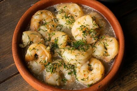 Креветки обжаренные