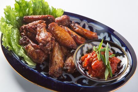 Авторская уч-панжа из куриных крылышек по-гилянски