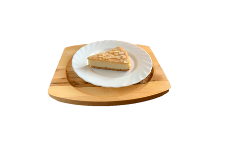 Чизкейк карамелька с миндалем