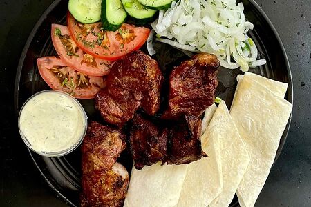 Шашлык из шейки cвинoй (порция)