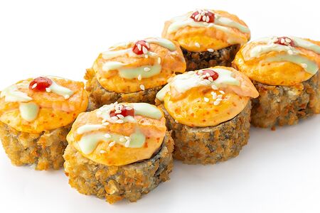 Шеф-ролл Запеченная темпура с лососем